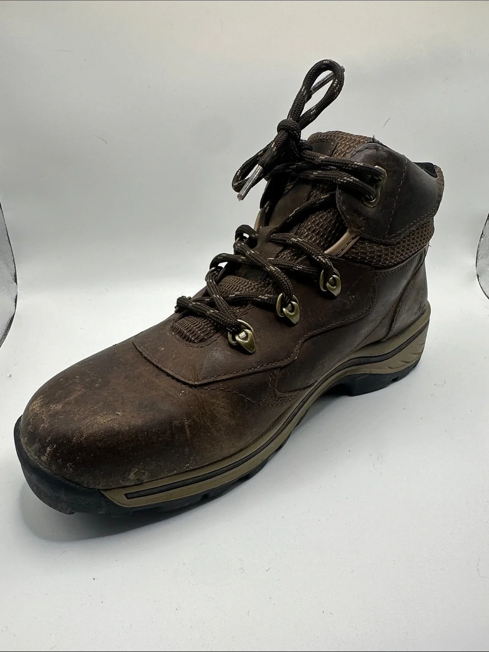 Timberland Brown Men's Lace-Up Leather Hiking Boots